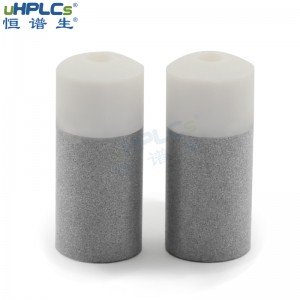 恒谱生OD1/16”PCTFE不锈钢溶剂吸滤头流动相过滤头液相色谱耗材，D12.0mm